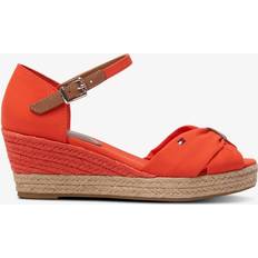 Orange Espadrilles Tommy Hilfiger Sandaler Basic Open Toe Mid Wedge Orange