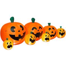 Gerson 96 Inch Inflatable Halloween Pumpkins Set