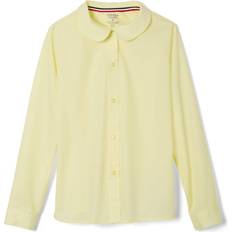 Long Sleeves Blouses & Tunics Children's Clothing French Toast Big Girls' Long Sleeve Peter Pan Collar Blouse, Yellow