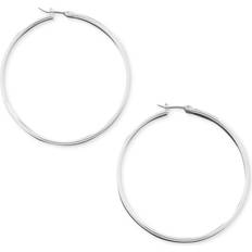 Guess Earrings Guess Silver Hoop Earrings Silver