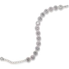 Anne Klein Ladies Jewellery Silver Plated Sleek Sparkles Bracelet