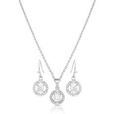 Zirconia Jewelry Sets Montana Silversmiths Guiding Light Crystal Jewelry Set