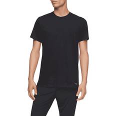 Calvin Klein Men's Cotton Classics 3-Pack Undershirts - Black/Crewn