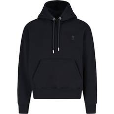 Hoodies - Silver Jumpers Ami Paris Alexandre Mattiussi Black De Cœur Hoodie BLACK/001