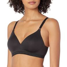 Warner's Cloud 9 Super Soft Wireless Lightly Lined Comfort Bra - Rich Black