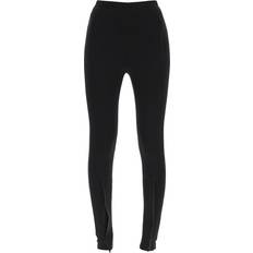 Damen - Polyamid Leggings Wardrobe.NYC Front Zip Legging - Black