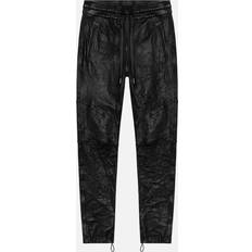 Leather - Men Pants John Elliott Black Escobar Leather Pants