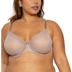 Curvy Couture All You Mesh Bra Bark