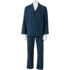 Green - Men Sleepwear Hanes Mens Hanes(R) Ultimate(R) Flannel Pajamas Blackwatch