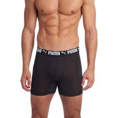 Puma Men Men's Underwear Puma Pack Boxer Briefs, Black Black