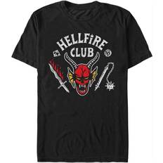 Hellfire club tshirt Stranger Things Men's Hellfire Club T-shirt Black