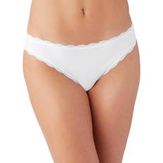 Blanc Bas de bikinis Inspired Eyelet Bikini