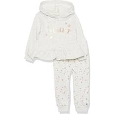 Tommy Hilfiger Tracksuits Children's Clothing Tommy Hilfiger Baby Girls Pieces Pant Baby and Toddler Layette Set, Heather, 18M