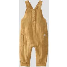 Carter's Baby Organic Cotton Gauze Overalls - Brown