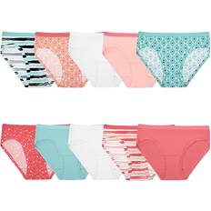 Cotton Knickers Fruit of the Loom Girls' Cotton Hipster Underwear - Fashion Assorted