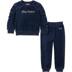 Juicy couture tracksuit set Juicy Couture Girls Pieces Jogger Set Casual Pants, Peacoat