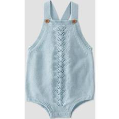 Baby Organic Cotton Eyelet Bubble Romper