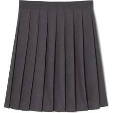 French Toast Pleated Skirt - Heather Gray