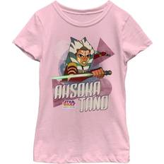 Fifth Sun Girl's Star Wars Forces of Destiny Ahsoka Child T-Shirt Light Pink