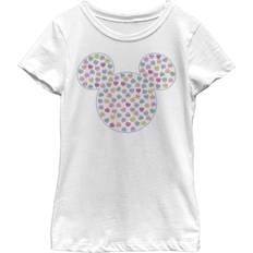 Disney Candy Ears Girl's Solid Crew Tee - Vit
