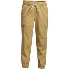 Children's Clothing Lands' End Stretch Cargo Jogger Light Beige Kids