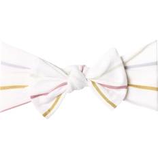 Babies Headbands Copper Pearl Baby Stretchy Soft Knit Headband Bow-Piper