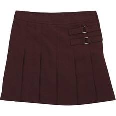 Children's Clothing French Toast School Uniform Big Girls Plus Two Tab Pleated Scooter Skirt 32881-18.5Plus (burgundy)