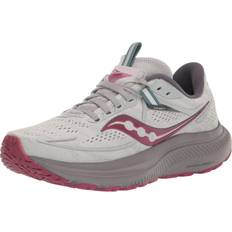 Saucony Omni Shoes Saucony mens Omni 21 Sneaker, Concrete/Berry