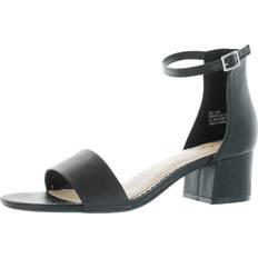 Sugar Noelle Women's Block Heel Sandals, 7.5, Black