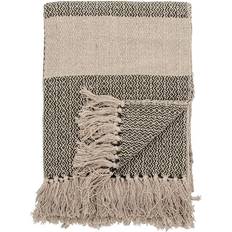 Bloomingville Fidan Blankets Green, Natural (160x130cm)