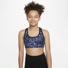 Blau Tops Nike Swoosh Older Kids' (Girls' Reversible Sports Bra Blue