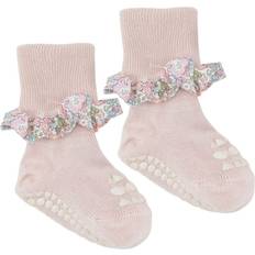Go Baby Go Liberty Ruffle Socks - Soft Pink