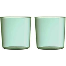 Verde Tazas Design Letters 2 Vasos Kids Eco Green