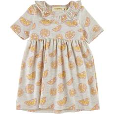 Gule Kjoler Soft Gallery Light Grey Melange Oranges Jenni Dress mo mo