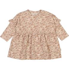 Wheat Jersey Kleid Lilja Pale Lilac Flowers - Lilja