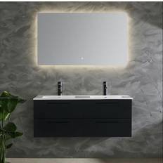 Pesualtaan alakaapit Bathlife Lust Allaskaappi 1200 x 480 mm Musta