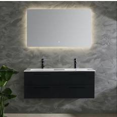 Bathlife Svart Tvättställsskåp Bathlife TVÄTTSTÄLLSSKÅP LUST SVART 1200D