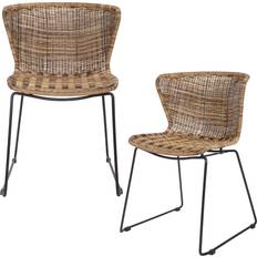 Woood Set Di 2 Sedie Nature Wings Sedie Giardino Sedia da Cucina