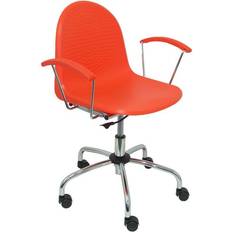 P&C Ergonomic Rotating Vibrant Orange Office Chair