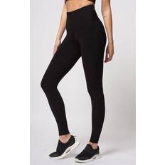 TLC Sport Extra Strong Compression Tummy Control Leggings Black Black Regular 32"