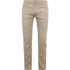 Alberto Jeans Alberto Pipe Trousers Denim Brown Beige W