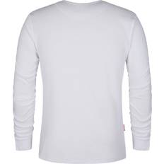 Engel Extend langærmet Grandad T-shirt, Hvid