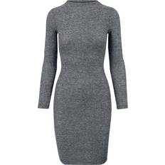 Urban Classics Ladies Rib Dress - Marron