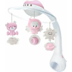 Roze Mobiele telefoons Infantino Lichtproject en Muziekmobiel 3-in-1 Pink