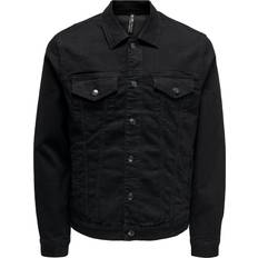 Only & Sons Classic Denim Jacket - Black