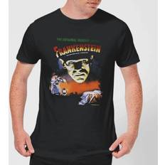 Universal Monsters Frankenstein Vintage Poster Men's T-Shirt Black 
