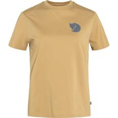 Fjällräven Women's Fox Boxy Logo Tee T-shirt XXS, sand