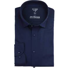 Olymp L Hemden Olymp Men's Level Five 24/Seven Shirt - Navy