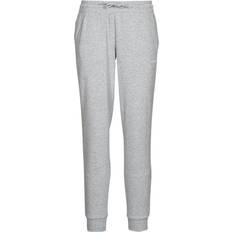 M Pantalons Adidas Essentials Linear French Terry Cuffed Pantalon - Medium Grey Heather/White