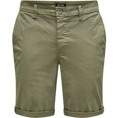 Only & Sons Regular Fit Shorts - Green/Mermaid